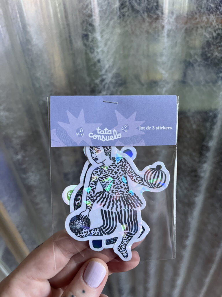 pack 3 stickers personnage dansant